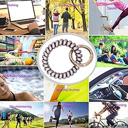 BIHRTC 6 Color Wrist Key Chain Stretch Wristband