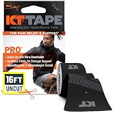 KT Tape, Pro Synthetic Kinesiology Athletic Tape, 16&rsquo; Uncut Roll