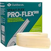 Strait Flex Drywall Tape &ndash; Pro-Flex300 Drywall Repair Corner Bead &ndash; Flexible PVC-Free for Inside and Outside 90 Degrees or Off-Angle Corners &ndash; Crack-Free Drywall Finishing - 3" x100ft