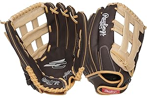 Rawlings | Sure Catch Adult Rec Baseball Glove | Size 13" | Mocah/Camel | Right Hand Throw