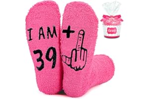 40th Birthday Gifts for Her, Funny Gift Ideas for Her, Presents for 40 Year Old Woman, Special Socks to Celebrate Turning 40