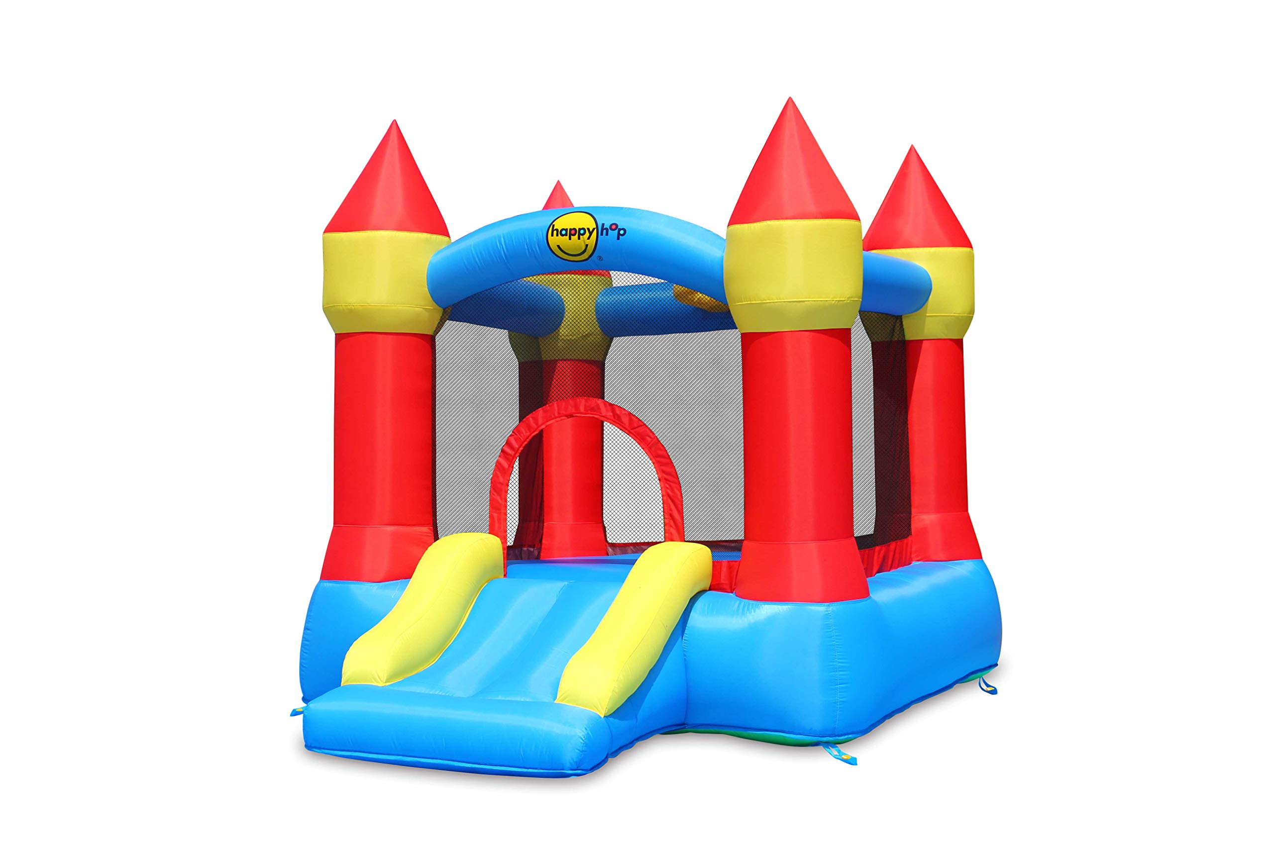 HappyHop - Happy Hop 9221. Castillo Hinchable: Bouncer with slide and hoop.