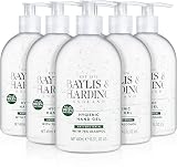 Baylis & Harding Anti-bacterial Unfragranced Hand Gel 480ml Pack of 6