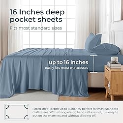 GOKOTTA King Size Bed Sheets 4 Piece