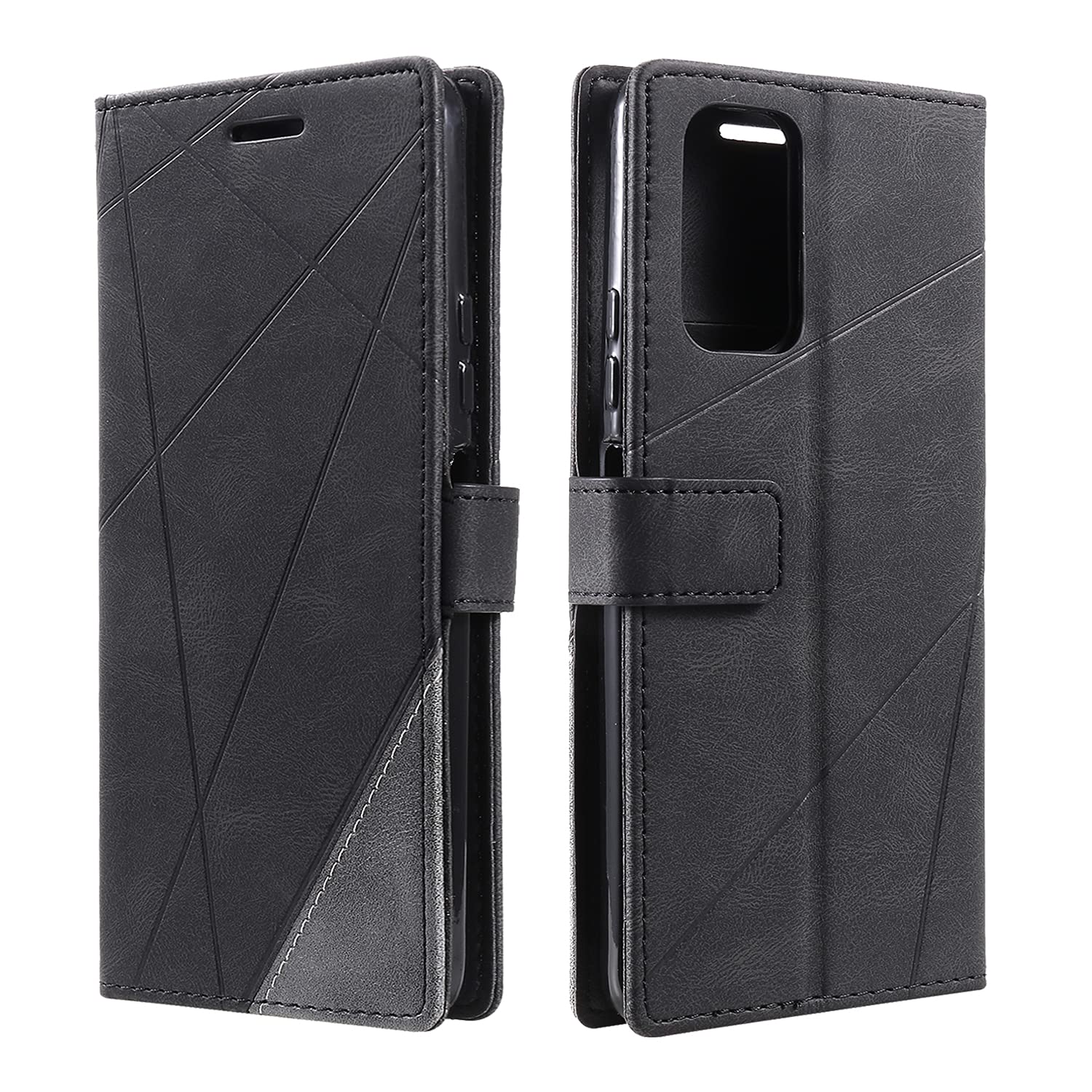 SONWO Case for Xiaomi 11 T/Xiaomi 11T Pro, Premium Leather Flip Wallet Case Magnetic Closure Card Slots kickstand Phone Case for 11 T/Xiaomi 11T Pro, Black