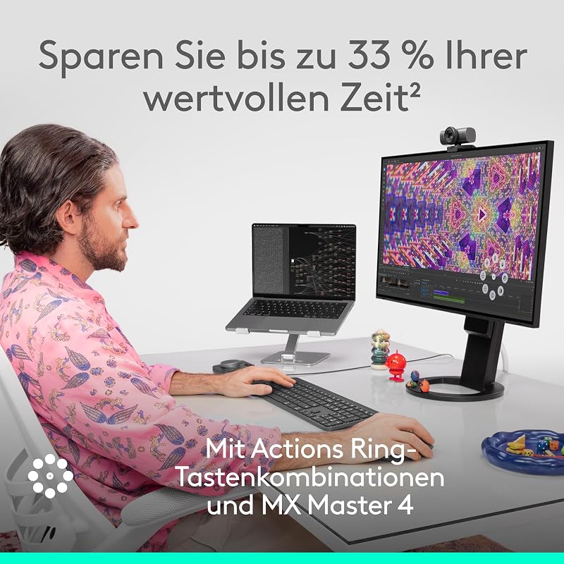 MX Master 4, ergonomische kabellose Maus