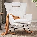 VECELO Rocking Chair Nursery with Thick