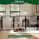 Yaheetech Lightweight Dog Playpen 16 Panels 80cm Fence Exercise Pen Portable view 3