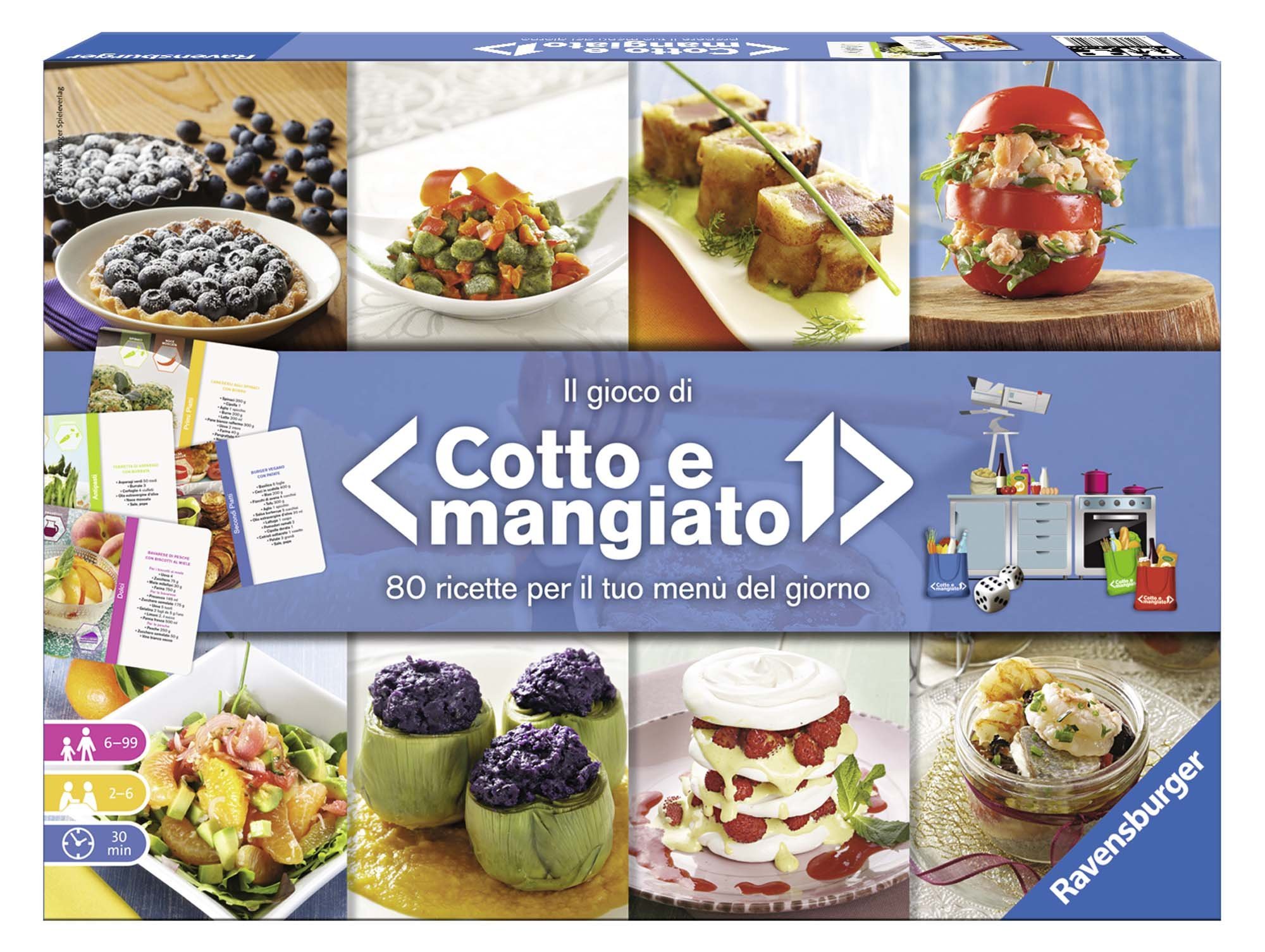 Ravensburger Cotto E MANGIATO Indietro Children and Adults Role-Playing Game – Board Game (Role-Playing Game, Children and Adults, 30 min, Child/Girl, 6 Year (S), 40 pc (S))