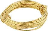 Merriway Brass Number 2 Picture Wire BH04070 3 Metre 1.1 mm Breakweight 11 kg view 3