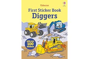 First Sticker Book Diggers: A Colorful Sticker Activity Book About Diggers for Kids (Ages 3-5)