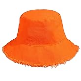 boderier Sun Hats for Women Summer Casual Wide Brim Cotton Bucket Hat Beach Vacation Travel Accessories