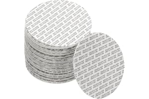 PATIKIL 110Pack Foam Lid Liner, 85mm/3.35" PS Foam Resistant Tamper Pressure Sensitive Seal for Bottle Cap Liners Seals