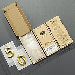 50th Birthday Candles for Cakes Numbers Candle