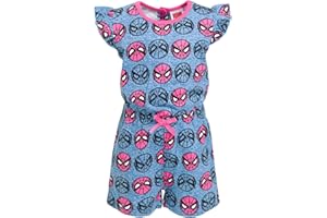 Marvel Spider-Man Spider-Girl Girls French Terry Romper Toddler to Big Kid