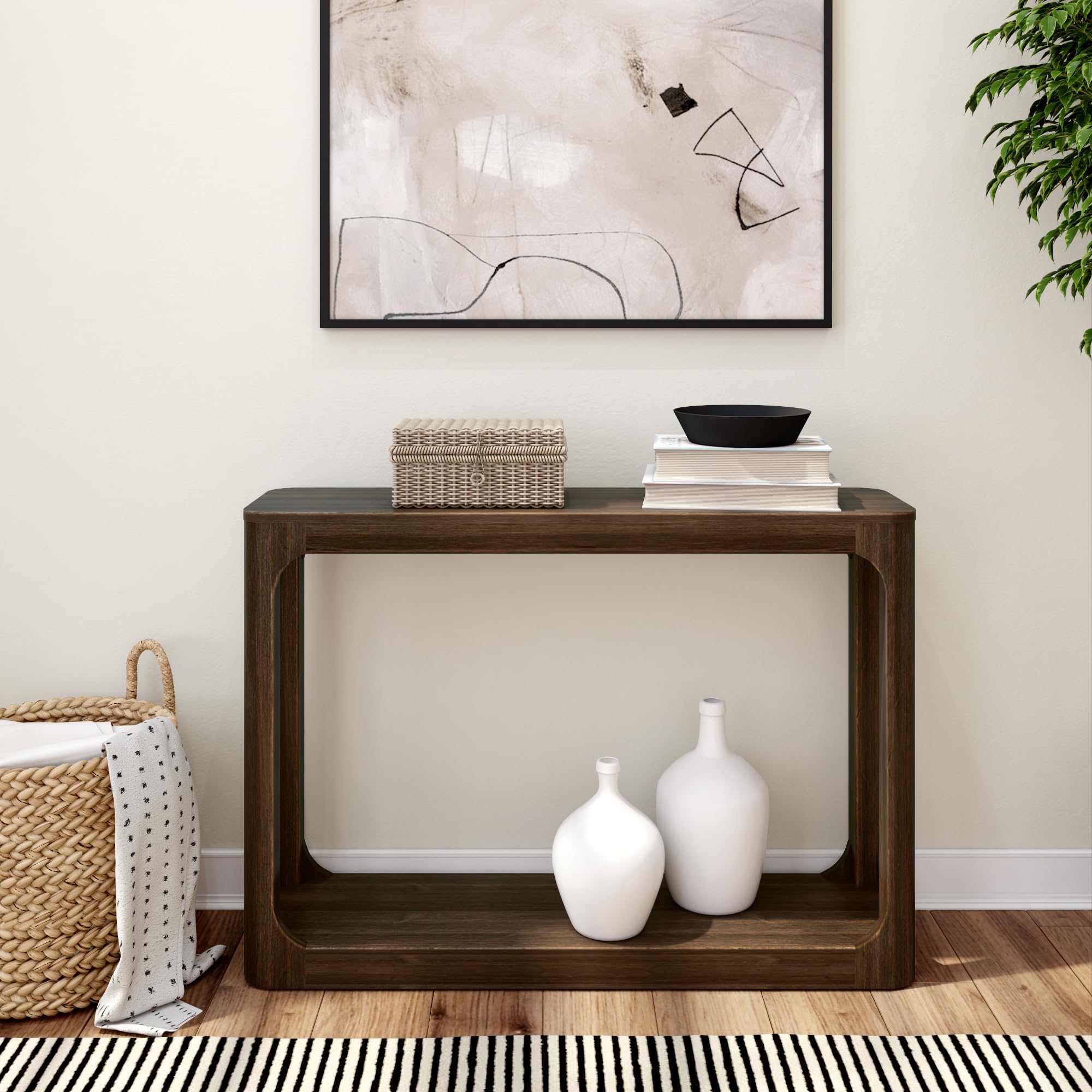 Mua Forma Console Table, 46 Inch, Solid Wood Sofa Table, Entryway Table ...