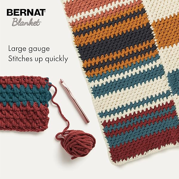 BERNAT BLANKET BB, FADED BLUES