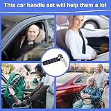 TOEVE 3 in 1 Car Door Handle Mobility Aid Blue 450lbs Capacity view 8