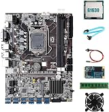 Lodokdre B75 ETH Mining Motherboard 12 PCIe USB G1630 CPU 4GB RAM 64GB SSD Fan view 1