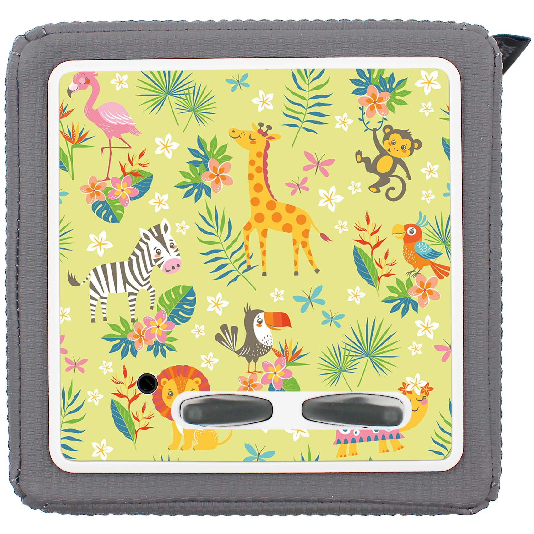 yabaduu Protective Film Cover for Toniebox Perfect Fit Self-Adhesive Child-Friendly Film Accessories for Children Toys (Y031-20 Africa Animals, Without Name of Choice) โ image 1