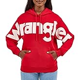 Wrangler Women's Retro Classic Red Hoodie