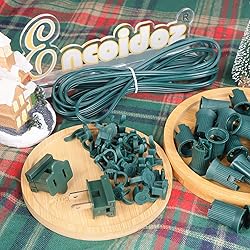 Encoidoz DIY Indoor Outdoor Light String Kit - 25FT