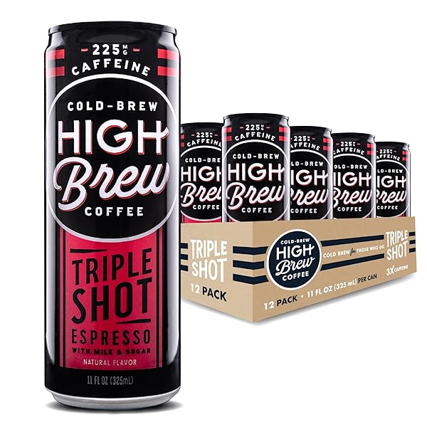 HIGH BREW COFFEE, TRIPLE SHOT ESPRESSO, COLD BREW...