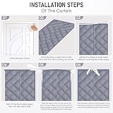 Homebay Magnetic Thermal Insulated Door Curtain Thick Oxford Fabric Auto-Closure view 9