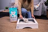 Sanicat White Clumping Cat Litter Vanilla Mandarin 10L Natural Minerals view 7