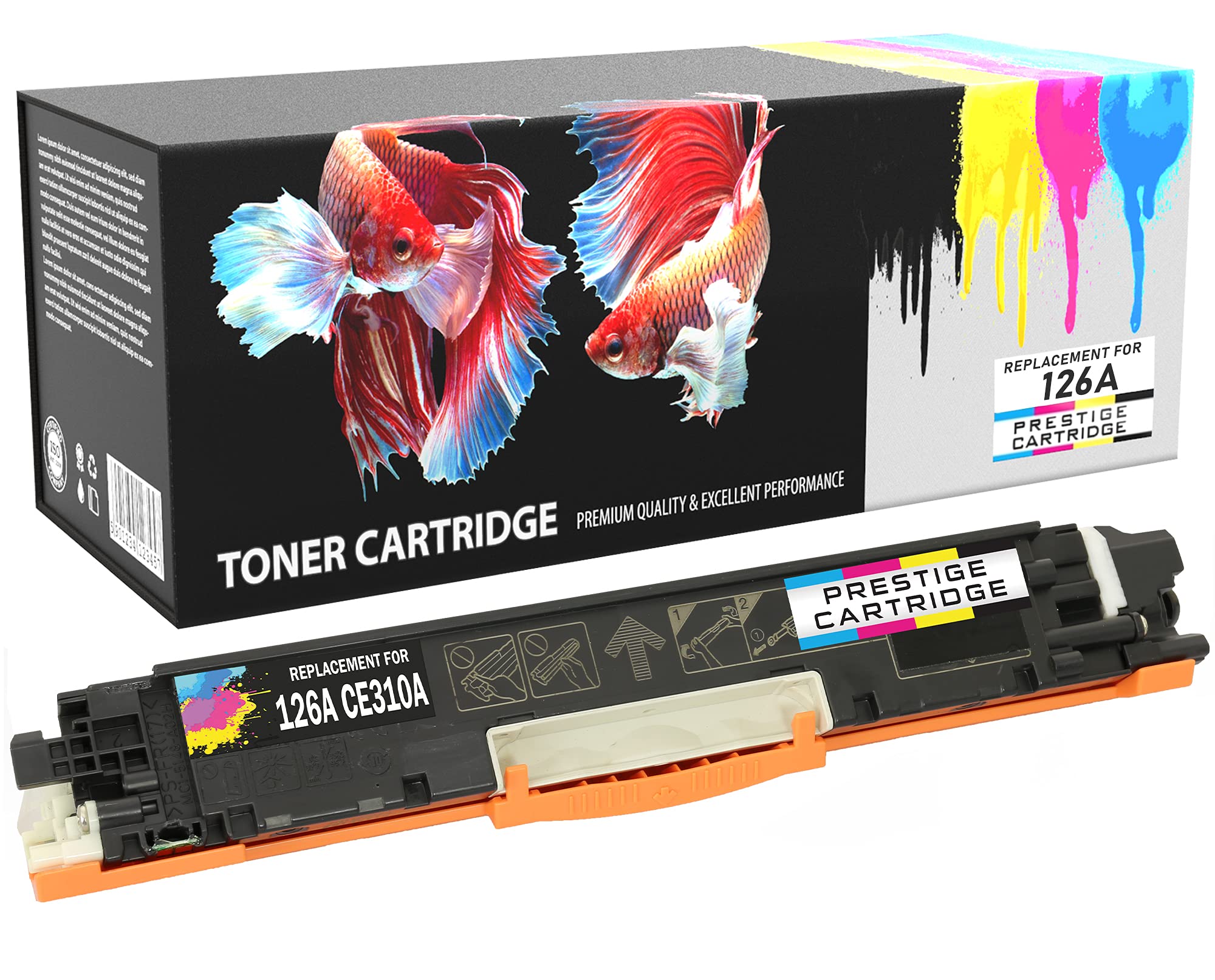 Prestige Cartridge 1250 Toner Cartridge for Dell 1250c/1350cnw/1355 - Yellow