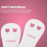 ULTRA FITNESS Gymnastics Grips Kids Leather Palm Bar Gloves Pink S view 2