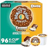 The Original Donut Shop Duos Coconut + Mocha Keurig Single-Serve K-Cup Pods, Medium Roast Coffee, 96 Count