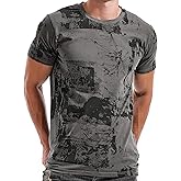 KLIEGOU Mens Hipster Hiphop Tees - Fashion Print T-Shirts