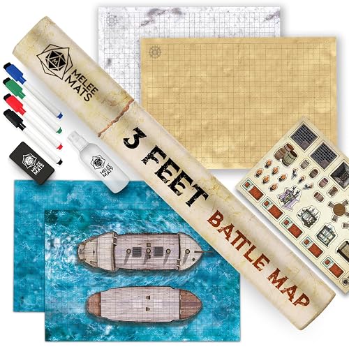 Melee Mats DND Map Starter Set for Dungeons and Dragons - 24” x 36" 2 ...