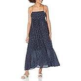 Moon River Womens Sleeveless Cut-Out Shirred Midi Dress