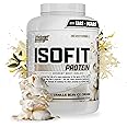 Nutrex Research IsoFit Whey Protein Powder Instantized 100% Whey Protein Isolate (70 Servings, Vanilla Bean Ice Cream)