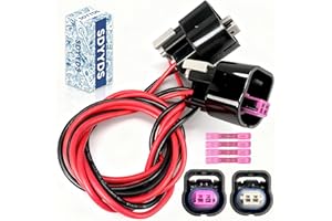 SDYYDS 12628348 13587320 2PCS Engine Variable Valve Timing Solenoid&Camshaft Position Solenoid Connector Wiring Harness Compa