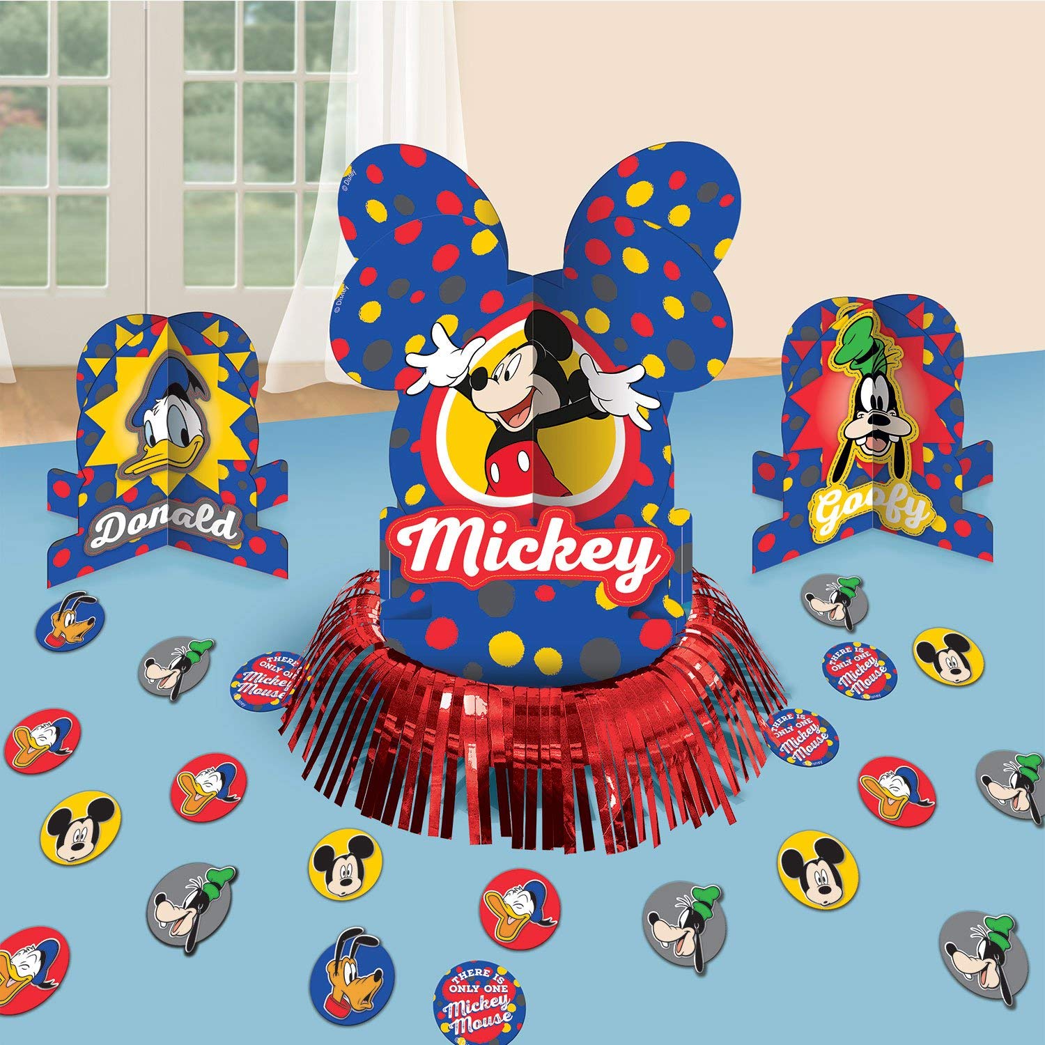 amscan Table Decorating Kit with Mickey Mouse Theme - 23 Pcs.