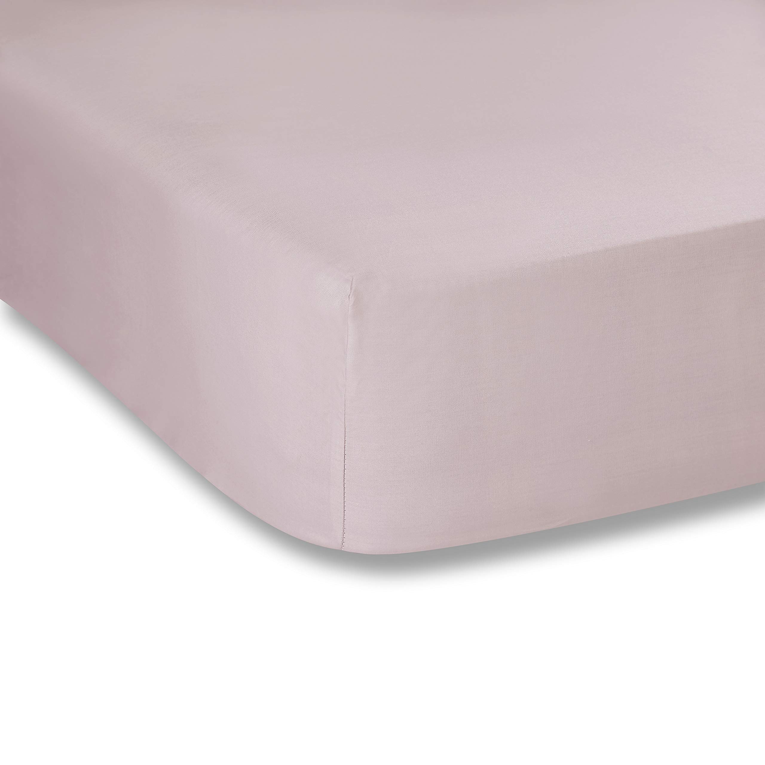 Plain Dyed Pink Fitted Sheet 180x200 100% Cotton Percale