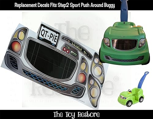 The Toy Restore Replacement Stickers Fits Step2 Sport Push Around