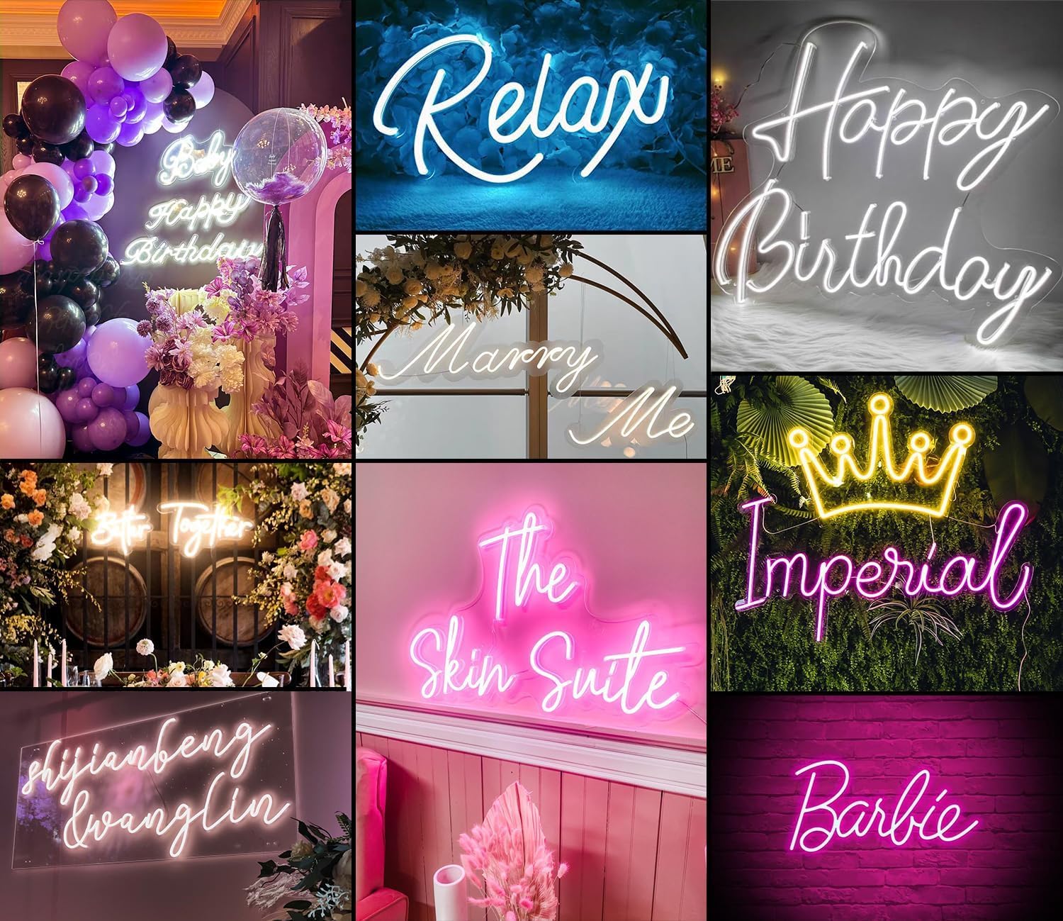 Custom Neon Signs,Personalized Neon Sign for Bedroom Wall Decor, Customizable Wedding and Birthday Party Decorations Gift