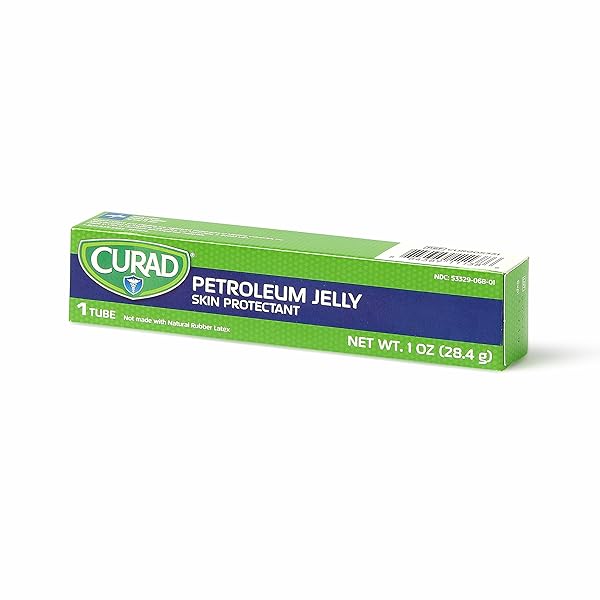 CURAD PETROLEUM JELLY, SKIN PROTECTANT AND MOISTURIZER, 1 OZ. TUBE