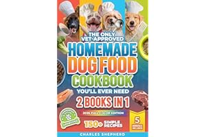 The Only Vet-Approved Homemade Dog Food Cookbook You’ll Ever Need [2 Books In 1]: 150+ Simple, Allergy-Friendly Recipes for A