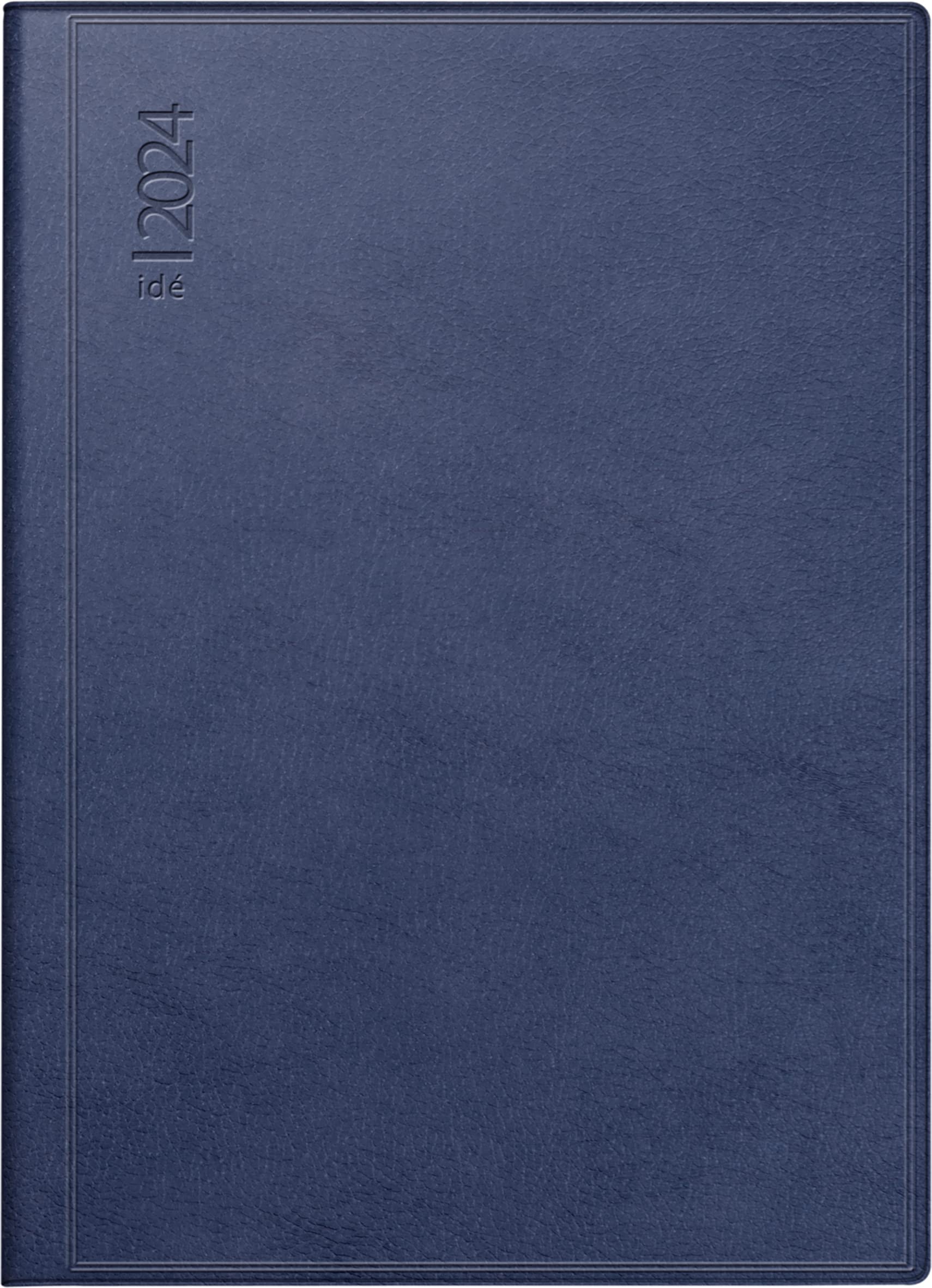 rido/idé Weekly calendar model perfect/technology I 2024 2 pages = 1 week sheet size 10 x 14 cm dark blue