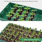MIXC Seed Trays Propagator 200 Cell Kit with Lids 5 Pack Garden Grow Tray view 2