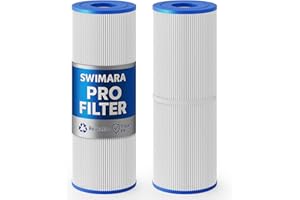 Swimara PRB25-IN Hot Tub Filter Replacement 2-Pack, 25 Sq.Ft Pleated Spa Filter Cartridge – Fits 5×13 Size Unicel C-4326, Filbur FC-2375, Guardian 413-106