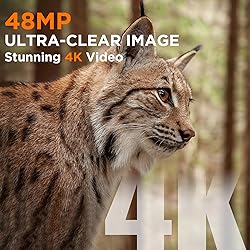RIGDOO Trail Camera, 4K 48MP Trail Game Camera with