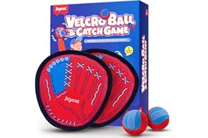 JoyCat Toss and Catch Ball Game Set,Toddler Baseball Glove,Beach Pool Yard Camping Games,Kids Sports & Outdoor Play Toys for 