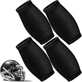 Libima Small Football Chin Strap Cover | Protective Helmet Cushions for Comfort, Soft Padded Fabric Reduces Friction, Elastic Bands Secure Fit on Sports Gear