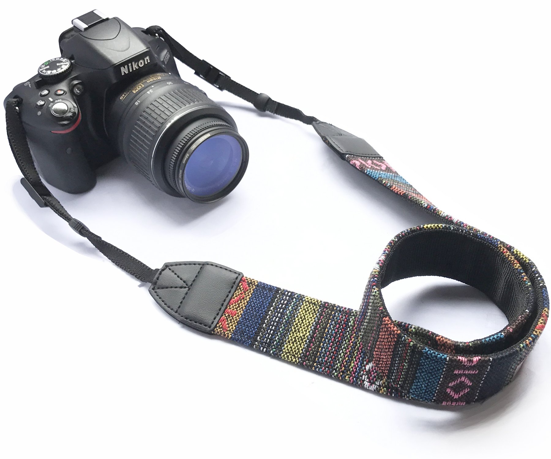 Alled Camera Strap Neck,Camera Strap for Canon Nikon Sony Lumix Kodak Fuji Olympus Dslr Universal,Vintage Soft Comfortable Adjustable Quick Release Camera Shoulder Neck Strap (Vintage)